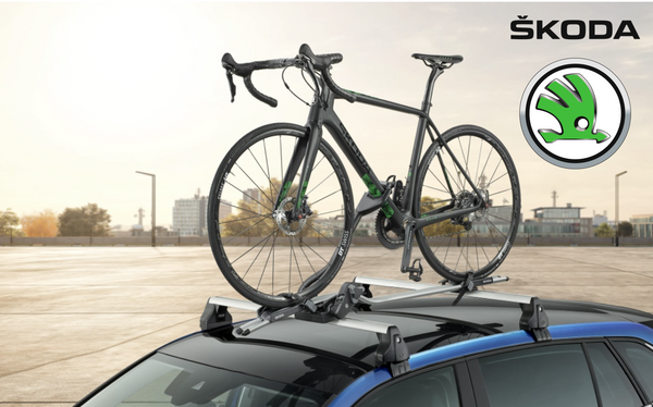 skoda mountainbike SKODA Car rooftop bicycle carrier SKODA | SKODA Roof Accessories
