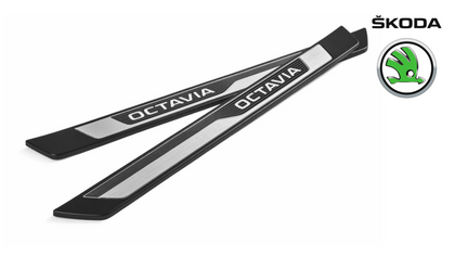 SKODA Illuminated door sill covers