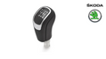 SKODA Leather gearshift knob 6° OCTAVIA II