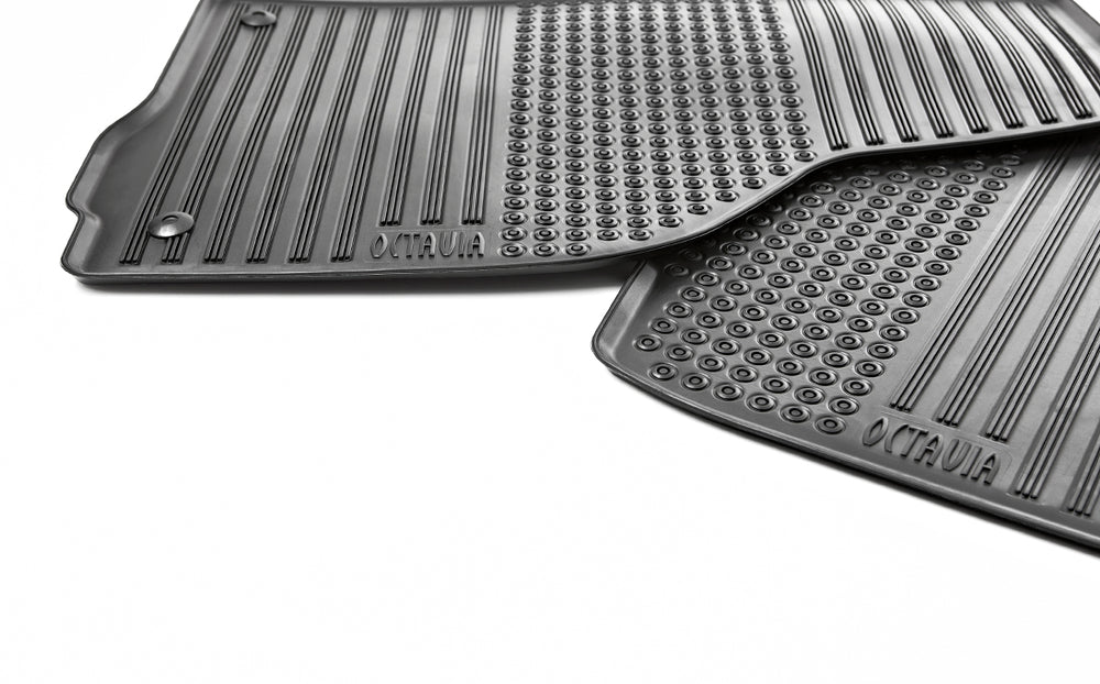 SKODA Rubber Floor Mats for OCTAVIA II cars