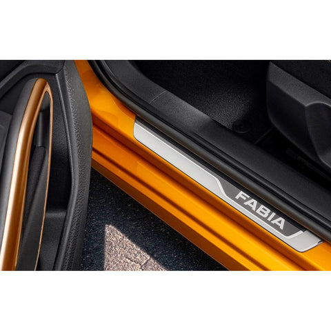 OPPL Load Sill Protector For Skoda Fabia II Estate (2007-2014) – Black ABS Plastic – Scratch Protection