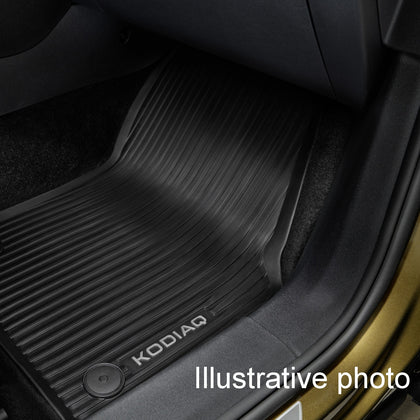 Kodiaq 2024 on - All weather front and rear floor mats
