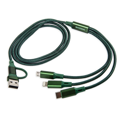 Skoda 4-in-1 charging USB cable