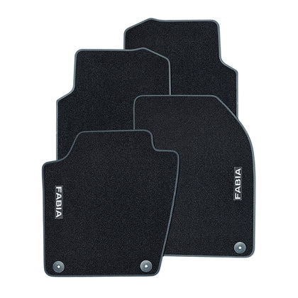 Textile floor mat set FABIA III