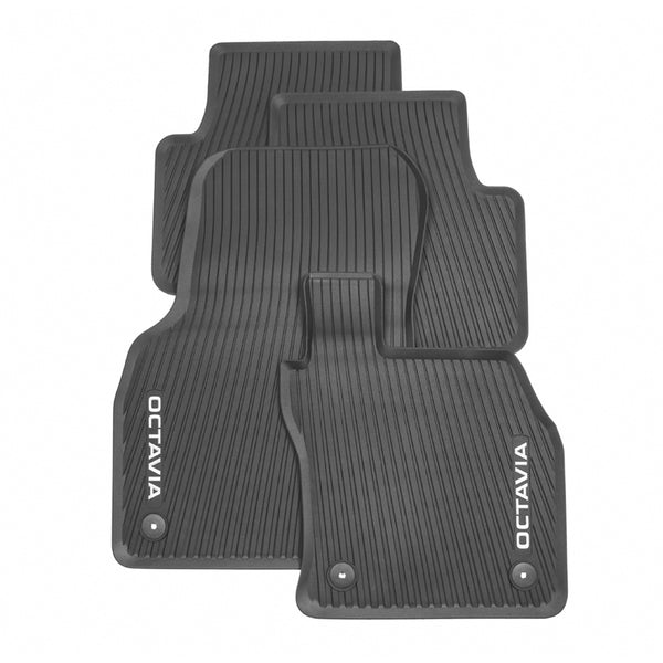 All-weather floor mats - OCTAVIA IV | SKODA Floor Mats | Wings SKODA