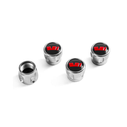 Decorative valve caps ŠKODA RS logo