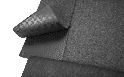 SKODA Folding rubber/textile boot mat for SUPERB III COMBI