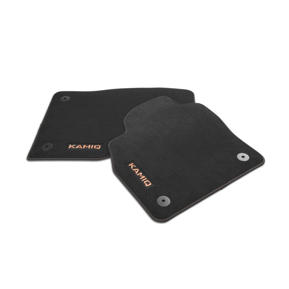 SKODA Textile floor mats Prestige - KAMIQ with Copper Lettering