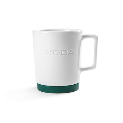 Mug with silicone pad