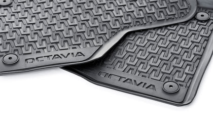 SKODA Rubber Floor Mats for OCTAVIA III