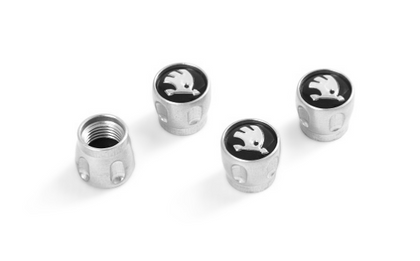 SKODA Decorative wheel valve caps