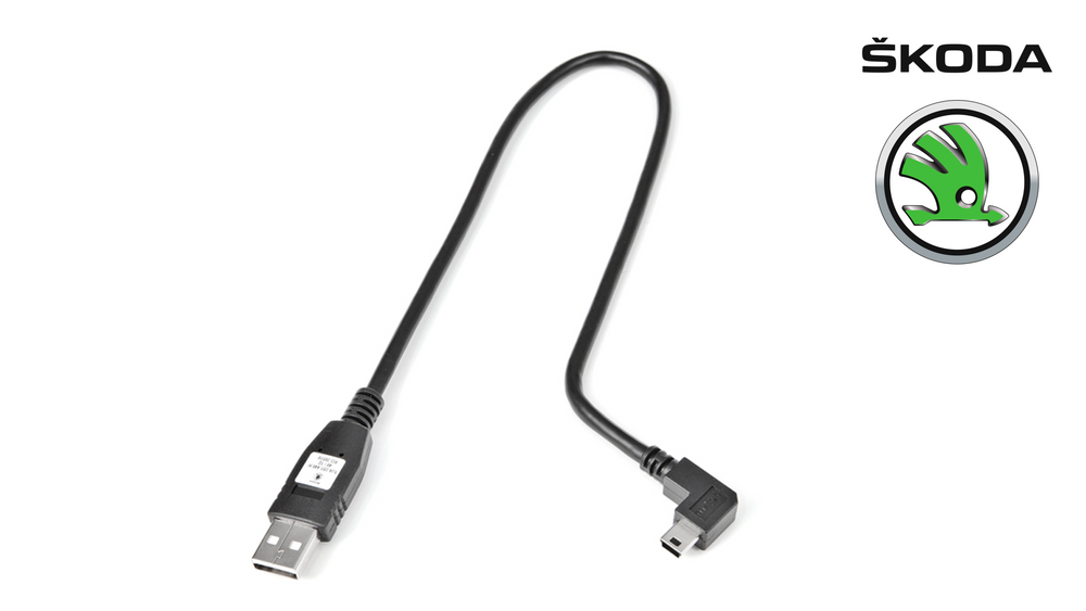 SKODA Connecting cable USB  Mini USB