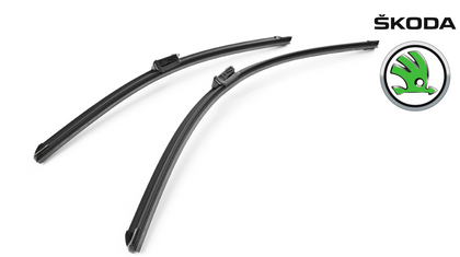 SKODA Set of front wiper blades for FABIA III