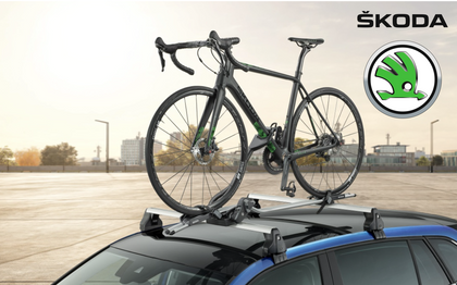 SKODA Car rooftop bicycle carrier SKODA