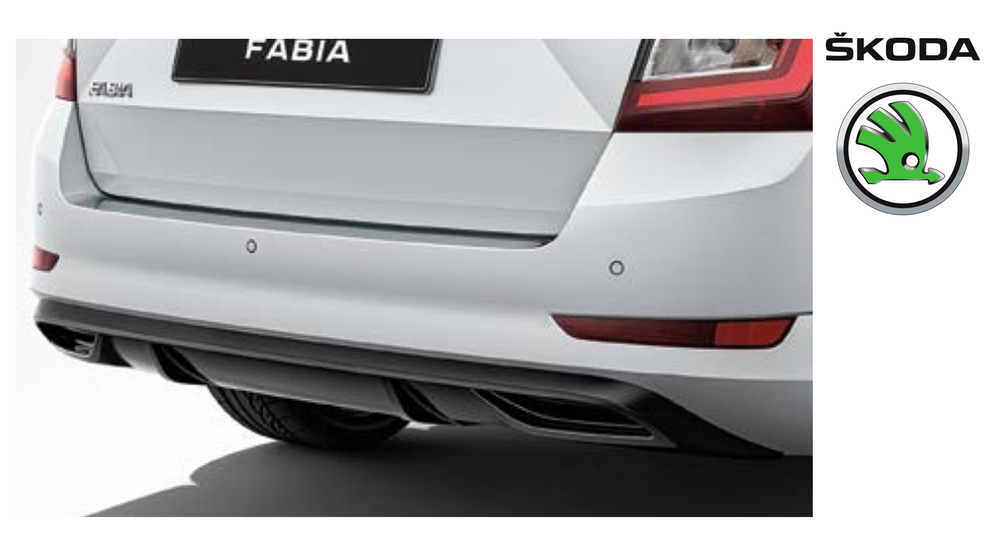 SKODA Rear diffuser