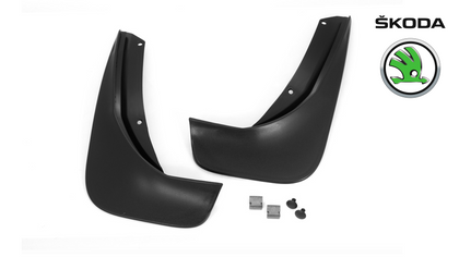SKODA Rear mud flaps FABIA III