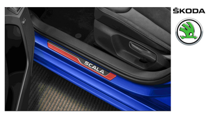 SKODA Decorative side door sill cover foils SCALA