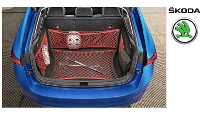 SKODA Netting system - black and red SCALA