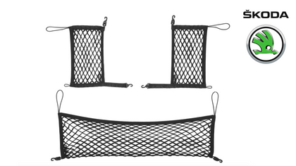 SKODA Netting system for double floor - black for KAMIQ