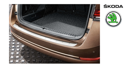 SKODA Protective decorative strip for the loading edge (Silver)