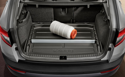 SKODA ALU partition for the plastic boot mat