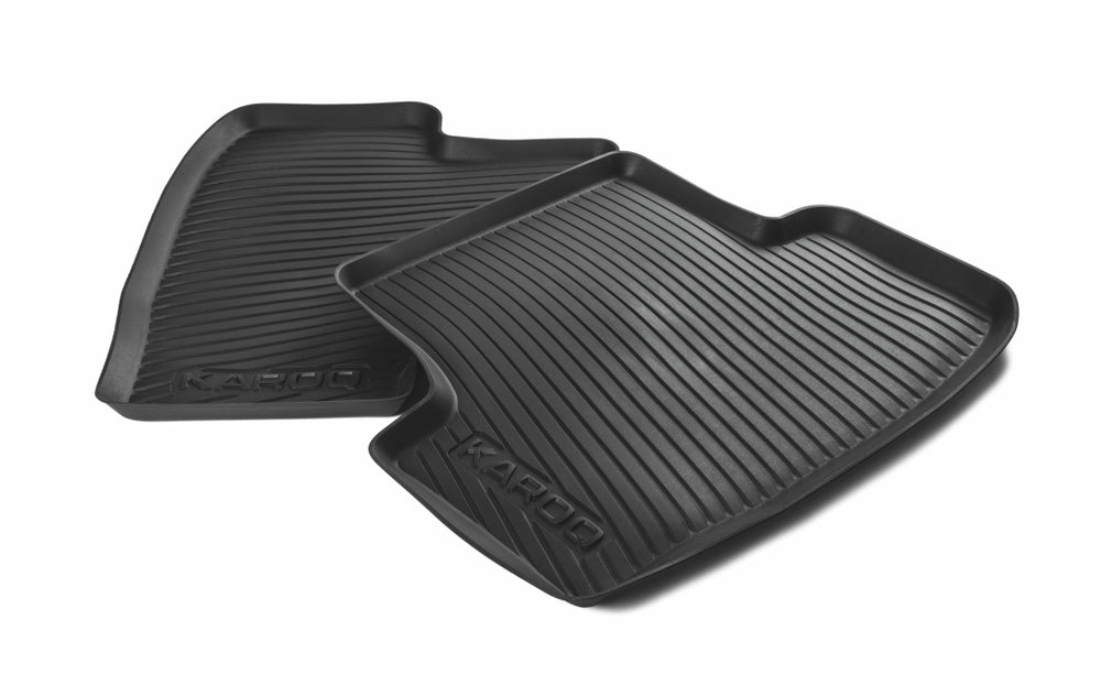 SKODA All-weather interior mats - rear