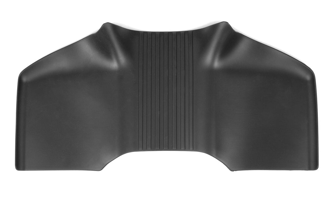 Universal Rear Car Floor Mat – Hard Wearing 3mm Rubber, Black, Tunnel Middle Section