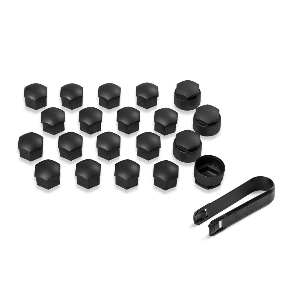 Wheel Bolt Covers Set - Satin Matt Black